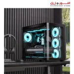 AEROCOOL P500C Mid-Tower Case with Tempered Glass Panels 4 FAN ARGB