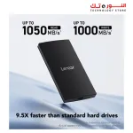 Lexar 2TB SL300 USB 3.2 Gen 2 Portable SSD Up to 1050MB/s read, 1000MB/s write speeds