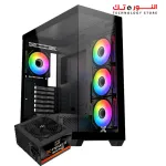 Xigmatek Blast 4FAN ARGB + X-Power 600W 80+ White Mid Tower Case