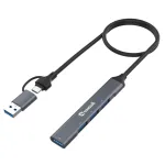 STANDARD 9701 HUB USB-C UCA Adapter Cable USB-C To USB 3.0 With Four Ports HUB And High Speed For Multi Devices 0.5M