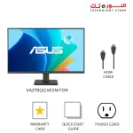 ASUS VA279QG 27” Eye Care Monitor – IPS, Full HD, 99% sRGB, Frameless, 120Hz, Adaptive-Sync, 1ms, Speakers, HDMI, DisplayPort, VGA, Low Blue Light, Flicker Free