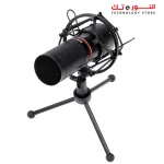 Redragon BLAZAR GM300 USB Gaming Stream Microphone Kit/full metal made/custom circle LED color/Volume control & Mute/High-end mic unit/Tripod stand and windscreen included