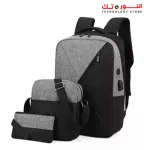 GENERIC Business Laptop Backpack Unisex Travel Rucksack School Bag 3 Pieces Smart Backpack
