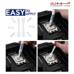 THERMAL GRIZZLY CPU Polartherm X-8 Thermal Paste for CPU & GPU - High Thermal Conductivity, Long Durability, Non-Conductive Thermal Grease 