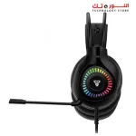FANTECH ORBIT HG25 7.1 virtual surround sound gaming headset with RGB lighting 50mm drivers noise-canceling mic USB wired connection
