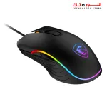 MSI Forge GM300 Lightweight Gaming USB RGB Adjustable up to 7200 DPI Desktop Laptop Gaming Mouse,Black