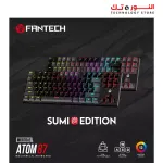 FANTECH MK876V2 ATOM87 RGB MECHANICAL KEYBOARD SUMI EDITION - BLACK