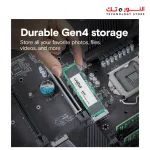 Crucial E100 SSD 480GB M.2 NVMe PCIe Gen4 Up to 4,700MB/s