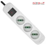 ILOCK power strip, 3 outlets without earthing (Basic) 3 m