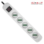 ILOCK power strip, 5 outlets without earthing (Basic) 3 m