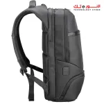 L'avvento (BG416) Laptop Backpack Made by Water Repellent Polyester And PVC Materials fits up to 15.6" - Black