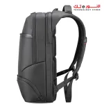 L'avvento (BG416) Laptop Backpack Made by Water Repellent Polyester And PVC Materials fits up to 15.6" - Black