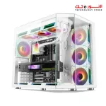 Xander Crystal Mid Tower White Gaming Case + PSU 850W 80 Plus Bronze