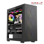 Xander CASE Hulk 4 ARGB Fans & ARGB Mesh Mid Tower Gaming Case With PSU 700W 80+ - Black