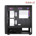Xander Velox Gaming Case Mid Tower 4 ARGB FANS CONTROLLER Black +  PSU 700W 80+ WHITE fixed cable