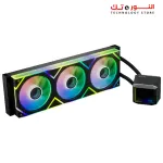XPG LEVANTE II 360 Black All-in-One CPU Liquid Cooler - Infinity Mirror ARGB Lighting