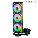 XPG LEVANTE II 360 Black All-in-One CPU Liquid Cooler - Infinity Mirror ARGB Lighting