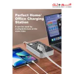 LDNIO SC3604 Power Strip 6 USB Ports With 3 AC Sockets