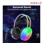ONIKUMA X25 RGB Gaming Headset features 50mm