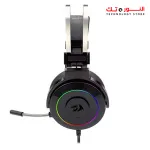 Redragon H320 RGB Lamia 2 – Virtual 7.1 surround, 40mm drivers, RGB lighting, USB connection, soft foam earpads, includes headset mount.
