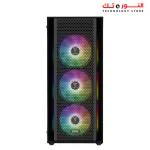 GAMDIAS AURA GC ELITE CASE 4FAN RGB + AURA 650W  PSU