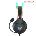 Onikuma X15 Pro Gaming Headset with RGB Light, Wired, Over Ear, Circle Earpiece, 3.5 mm Jack