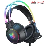 Onikuma X15 Pro Gaming Headset with RGB Light, Wired, Over Ear, Circle Earpiece, 3.5 mm Jack