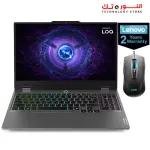 LENOVO LOQ 15IRX9 Intel Core™ i5-13450HX - 16GB DDR5 - 512GB SSD - NVIDIA GeForce RTX™ 3050 6GB GDDR6 - 15.6INCH FHD IPS 100% sRGB 144Hz G-SYNC® - 2 Year Warranty - GAMING MOUSE - KEYBOARD White Backlit Arabic