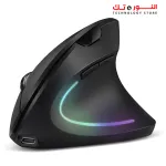 [G-5000] Rechargeable Ergonomic Vertical Wireless Mouse, (2 in 1) Bluetooth & 2.4GHz