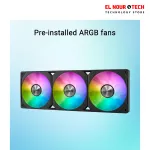 "ASUS PRIME LC 360 ARGB LCD CPU Liquid Cooler  "
