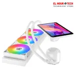 XIGMATEK Connect Pro 360 Arctic Argb 7 Inch Magnetic LCD Aio Liquid CpuCooler