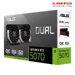 ASUS Dual GeForce RTX™ 5070 12GB GDDR7 OC Edition