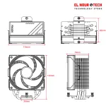 ID COOLING AIR FROZEN A410 SE ARGB BLACK Air Cpu Cooler