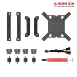 ID COOLING FROZEN A620 PRO SE 6 HEATPIPE DUAL TOWER BLACK AIR With 2 120mm Hydraulic Bearing Fan
