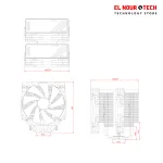 ID COOLING  FROZN A720 7 HEATPIPE DUAL TOWER BLACK AIR Cpu Cooler