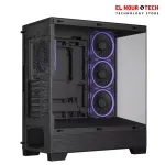 ASUS A31 Plus 4 fan ARGB Mid Tower ATX PC Case Pre-Installed ARGB Fans Glass Front