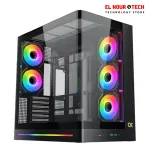 XIGMATEK PANO II Type C 8FAN ARGB Curved TG EATX Super Tower Case