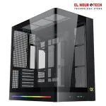 XIGMATEK PANO II Type C 8FAN ARGB Curved TG EATX Super Tower Case