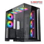 XIGMATEK AQUA 7 ARGB BTF 8FAN  Pwm EATX Type C Super Tower Case