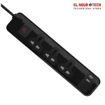 ILOCK Power Strip with 3 Outlets & 4 USB Ports (2 USB-C + 2 USB-A)  Fast Charging | 2M