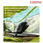 ATTACK SHARK G3 Tri-mode Wireless Gaming Mouse Black