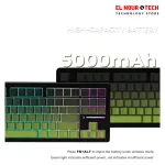 Attack Shark M87 Pro V2 Tri Mode RGB Green Tea Gaming Keyboard