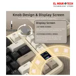 ATTACK SHARK X85PRO Mechanical Keyboard - Cheese