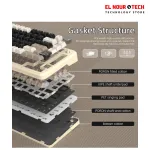 ATTACK SHARK X85PRO Mechanical Keyboard - Cheese