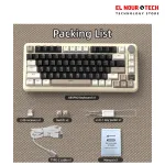 ATTACK SHARK X85PRO Mechanical Keyboard - Cheese