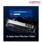 Lexar NM790 512GB M.2 2280 PCIe Gen 4x4 NVMe SSD