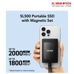 Lexar SL500M 1TB External SSD with Magnetic Set
