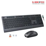 MEETION C2000 Rechargeable Wireless Keyboard and Mouse Combo
