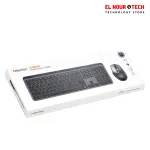 MEETION CW330 Rechargeable Dual Mode Wireless And Bluetooth Arabic Keyboard And Mouse Combo