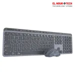 MEETION CW330 Rechargeable Dual Mode Wireless And Bluetooth Arabic Keyboard And Mouse Combo